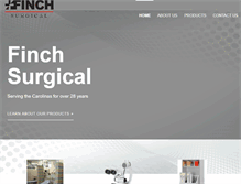 Tablet Screenshot of finchsurgical.com